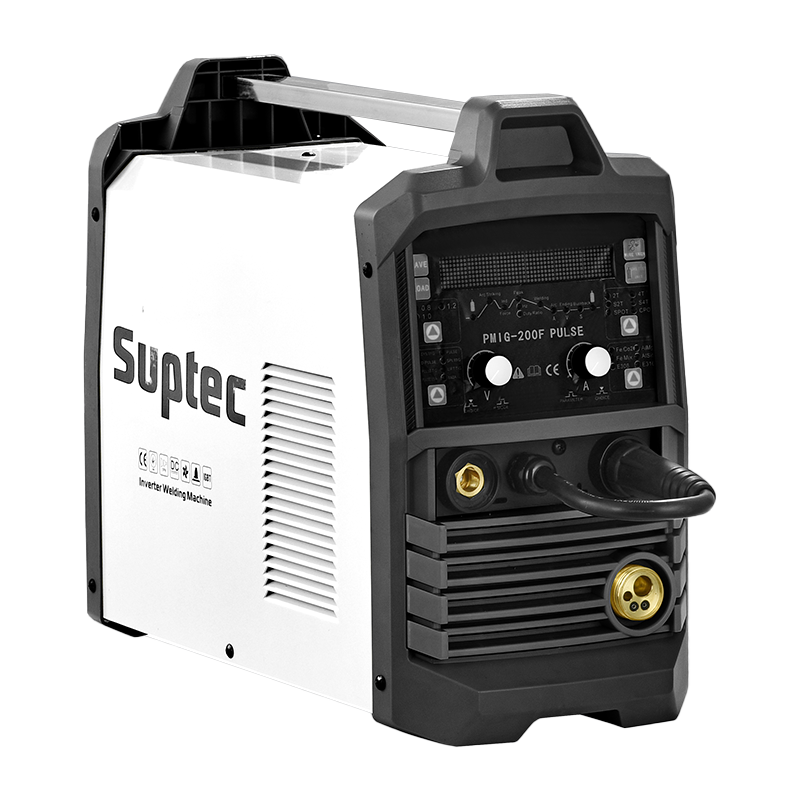 SUPTEC INVERTER SYNERGIC ALUMINUM MIG GAS /GASLESS 5KGS 1.2MM MIG WRIE, PULSE MIG-200 IGBT 200AMP WELDER. CO2 GAS MIG WELDING MACHINE ,WITH MULTIPROCESS WELDER,DOUBLE PULSE LCD DIGITAL MIG/LIFT TIG/ARC WELDER  