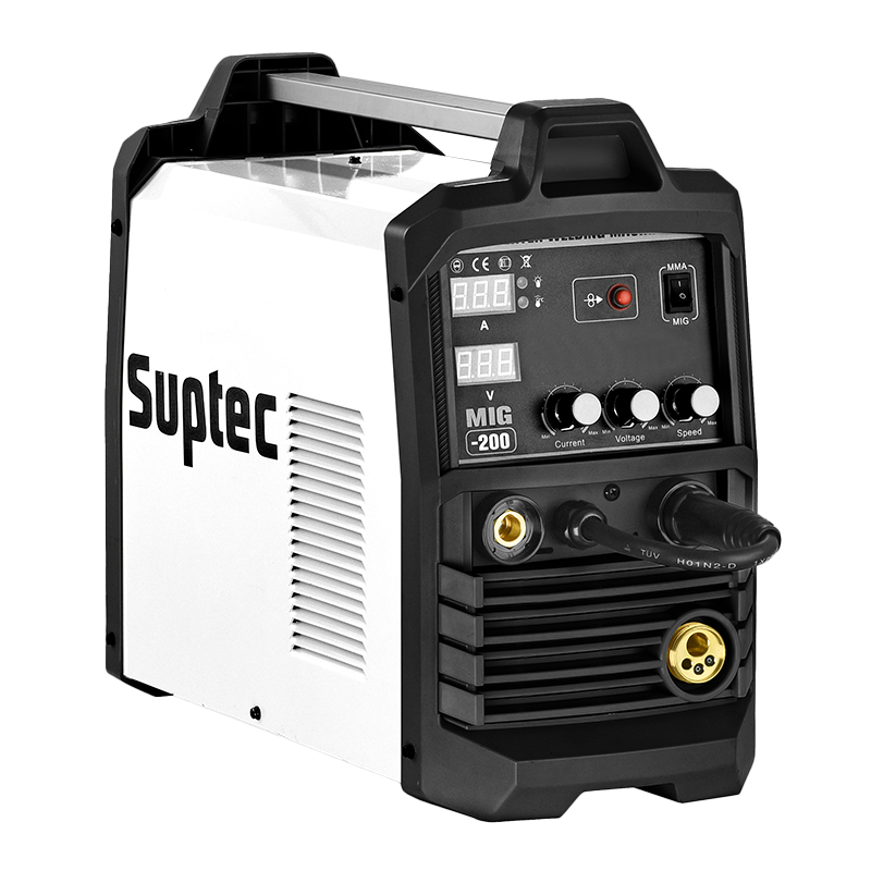 SUPTEC MIG 180 WELDER DUAL VOLTAGE 110V 220V CO2 GAS WELDING MACHINE PRICE ,  110v mig/tig/arc stick 3 in 1 MIG MAG WELDERS